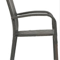 Focus Garden Gartenmöbel-Set FIESTA/LUGO 4+1 Polyrattan Braun 80x80 cm