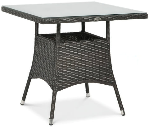 Focus Garden Gartenmöbel-Set FIESTA/LUGO 4+1 Polyrattan Braun 80x80 cm