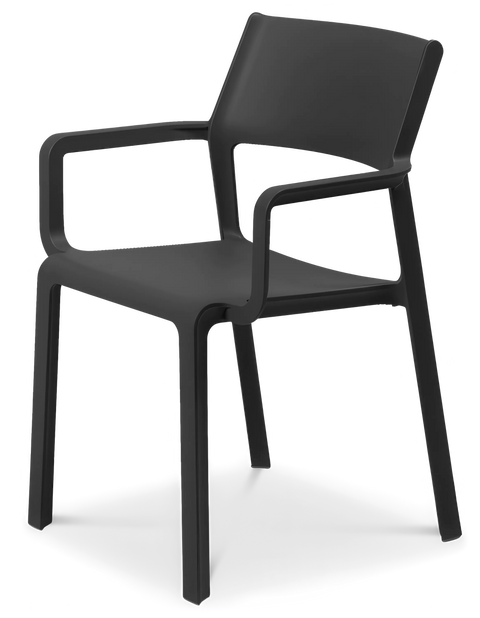 Nardi TRILL/RIO Gartenmöbel-Set 10-Sitzer Anthrazit - Ausziehbarer Tisch 210-280 cm