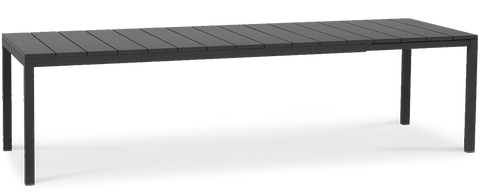 Nardi TRILL/RIO Gartenmöbel-Set 10-Sitzer Anthrazit - Ausziehbarer Tisch 210-280 cm
