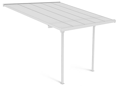 Hardmaister Atlanta 3,1x3m Weiß Alu Terrassenüberdachung Carport Polycarbonat