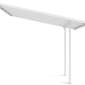 Hardmaister Atlanta 3,1x3m Weiß Alu Terrassenüberdachung Carport Polycarbonat