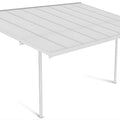 Hardmaister Atlanta 4,4x3m Weiß Alu Carport Terrassenüberdachung Polycarbonat