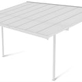 Hardmaister Atlanta 4,4x3m Weiß Alu Carport Terrassenüberdachung Polycarbonat