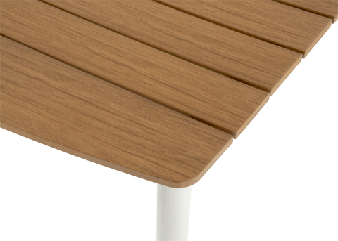 FURRORE ROMA DINNING 8+1 Garten-Essgruppe Beige – Aluminium & Polywood Set für 8 Personen