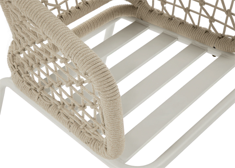 FURRORE ROMA DINNING 8+1 Garten-Essgruppe Beige – Aluminium & Polywood Set für 8 Personen