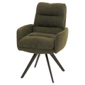 Esszimmerstuhl G66 mit Armlehne, grün - boucle von HWC bei coso-home
