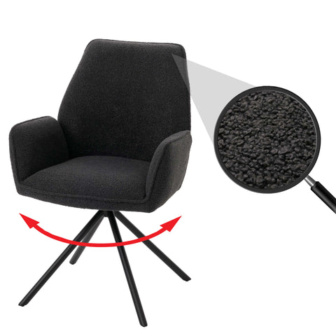 Esszimmerstuhl G67 boucle - grau von HWC bei coso-home