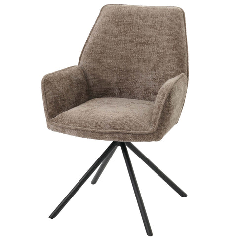 Esszimmerstuhl G67 chenille - braun von HWC bei coso-home