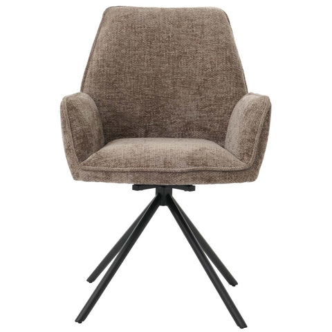 Esszimmerstuhl G67 chenille - braun von HWC bei coso-home