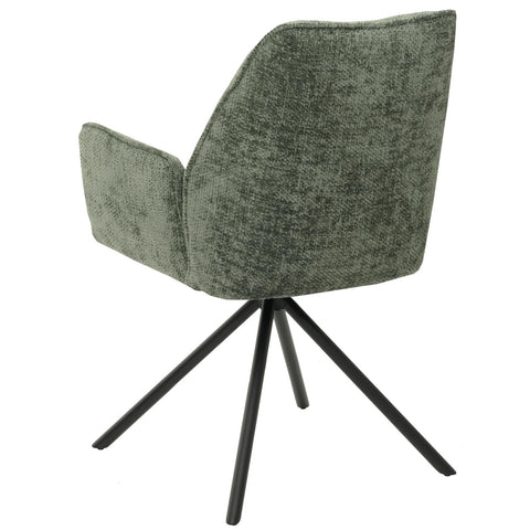 Esszimmerstuhl G67 chenille - grün von HWC bei coso-home