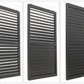 Aluminium Pergola 3x3m Anthrazit mit 6 Schiebetüren & Lamellendach | Wasserdicht & Sturmfest