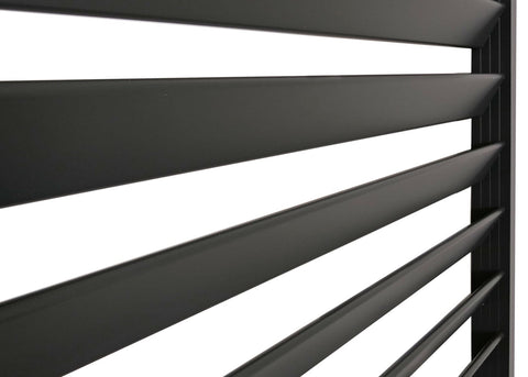 Premium Alu Pergola 3x4m Anthrazit - Lamellendach & 7 Schiebetüren Pavillon