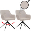2er-Set Esszimmerstuhl O47 beige von HWC bei coso-home