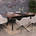 6er-Set Esszimmerstuhl O47 beige von HWC bei coso-home