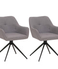 2er-Set Esszimmerstuhl O47 grau von HWC bei coso-home