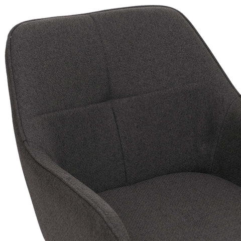 6er-Set Esszimmerstuhl O47 dunkelgrau von HWC bei coso-home