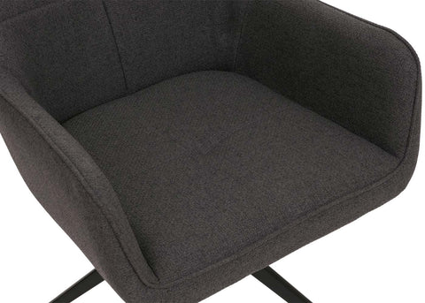 6er-Set Esszimmerstuhl O47 dunkelgrau von HWC bei coso-home