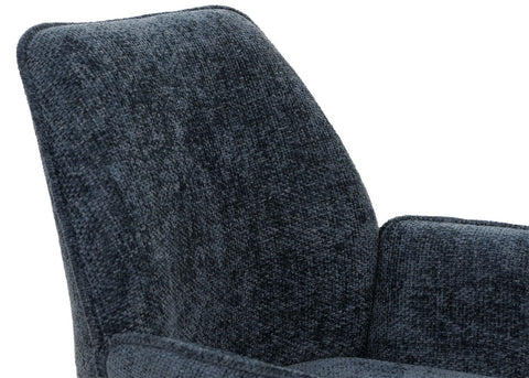 Esszimmerstuhl G67 chenille - blau von HWC bei coso-home