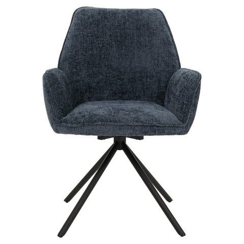 Esszimmerstuhl G67 chenille - blau von HWC bei coso-home