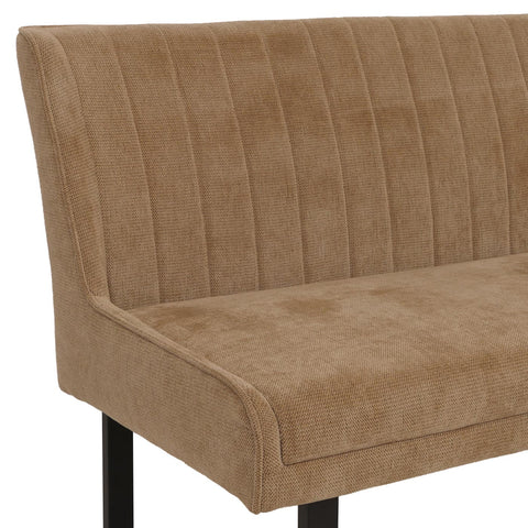 Eckbank O82 chenille - Ausrichtung Rechts - braun von HWC bei coso-home