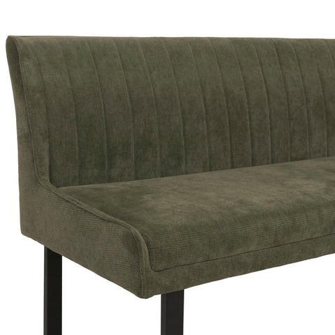 Eckbank O82 chenille - Ausrichtung Links - Grün von HWC bei coso-home