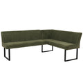 Eckbank O82 chenille - Ausrichtung Links - Grün von HWC bei coso-home