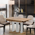 Ausziehbarer Esstisch "Appia White" 130-210cm (Eiche Evoke) von Endo-Möbel bei coso-home