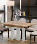 Ausziehbarer Esstisch "Appia White" 130-210cm (Eiche Evoke) von Endo-Möbel bei coso-home