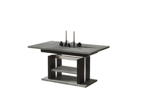 Couchtisch "Dior" 110-170cm (Beton Dunkel) von Endo-Möbel bei coso-home