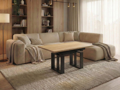 Couchtisch "Empoli" 110-170cm (Eiche Cremona) von Endo-Möbel bei coso-home