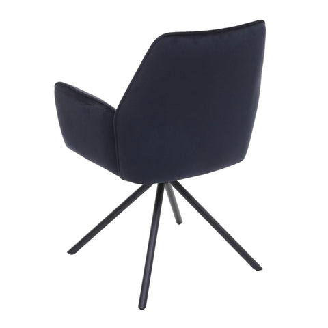 Esszimmerstuhl G67 samt - anthrazit-blau von HWC bei coso-home