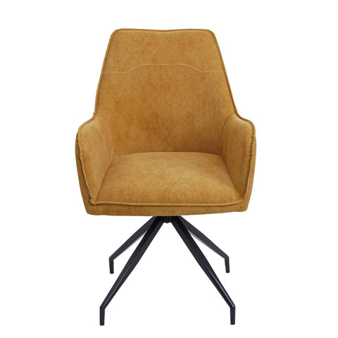 6er-Set Esszimmerstuhl K15 stoff - gelb von HWC bei coso-home