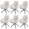 6er-Set Esszimmerstuhl K15 stoff - beige von HWC bei coso-home