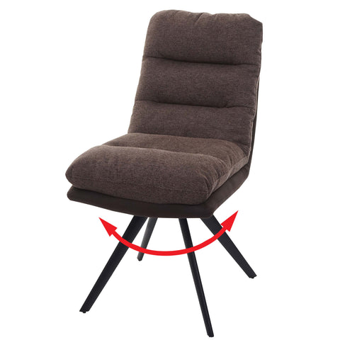 Esszimmerstuhl G66 ohne Armlehne, braun von HWC bei coso-home