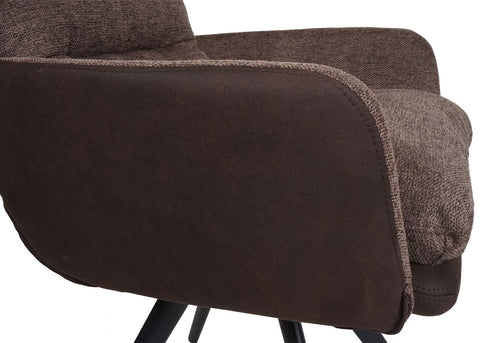 Esszimmerstuhl G66 mit Armlehne, braun von HWC bei coso-home