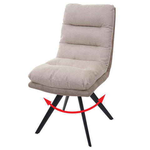 Esszimmerstuhl G66 ohne Armlehne, Creme von HWC bei coso-home