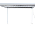 Alu-Pergola mit Lamellendach Terrassenüberdachung 3x3,7m Weiß