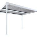 Alu-Pergola mit Lamellendach Terrassenüberdachung 3x3,7m Weiß