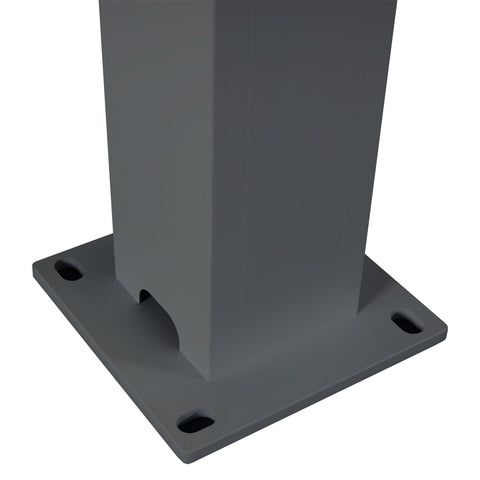 Aluminium Pergola 3x4m Anthrazit Lamellendach Pavillon Wasserdicht Sturmfest 100 km/h