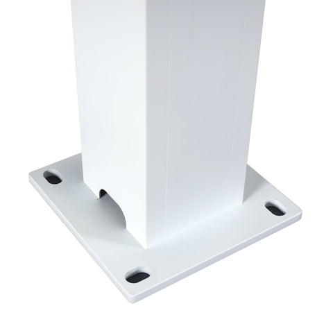 Aluminium Pergola 3x6m Weiß mit 6 Seitenwänden – Lamellendach Pavillon Sturmfest 100 km/h