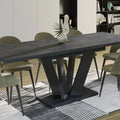 Ausziehbarer Esstisch "Alex" 130-210cm (Beton Dunkel) von Endo-Möbel bei coso-home