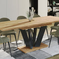 Ausziehbarer Esstisch "Alex" 130-210cm (Eiche Craft Gold) von Endo-Möbel bei coso-home