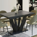 Ausziehbarer Esstisch "Alex" 130-210cm (Beton Dunkel) von Endo-Möbel bei coso-home