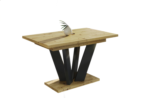 Ausziehbarer Esstisch "Alex" 130-210cm (Eiche Artisan) von Endo-Möbel bei coso-home