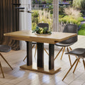 Ausziehbarer Esstisch "Appia" 130-210cm (Eiche Natur) von Endo-Möbel bei coso-home