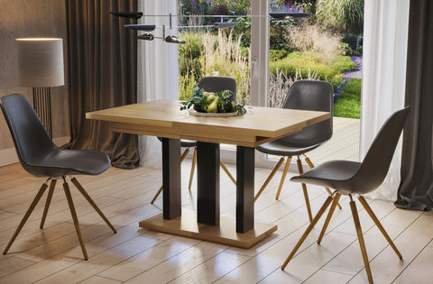 Ausziehbarer Esstisch "Appia" 130-210cm (Eiche Natur) von Endo-Möbel bei coso-home