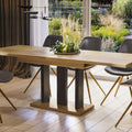 Ausziehbarer Esstisch "Appia" 130-210cm (Eiche Natur) von Endo-Möbel bei coso-home