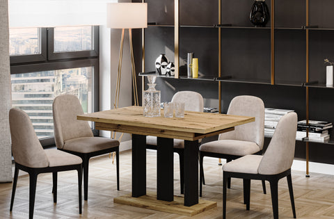 Ausziehbarer Esstisch "Appia" 130-210cm (Eiche Artisan) von Endo-Möbel bei coso-home