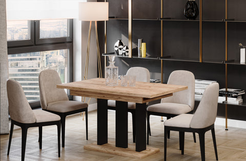 Ausziehbarer Esstisch "Appia" 130-210cm (Eiche Craft Gold) von Endo-Möbel bei coso-home